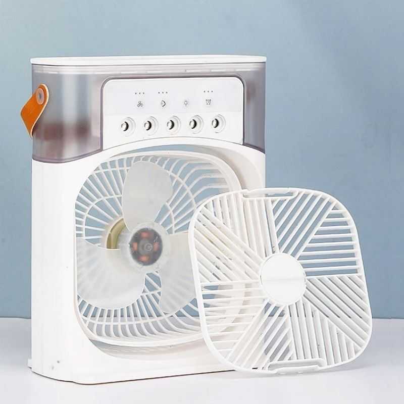 10 inch Portable Air Conditioner Fan Usb Electric Fan With Led Night Light,